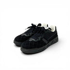 Chanel Sneakers Shoes Suede Nylon Black CC Logo
