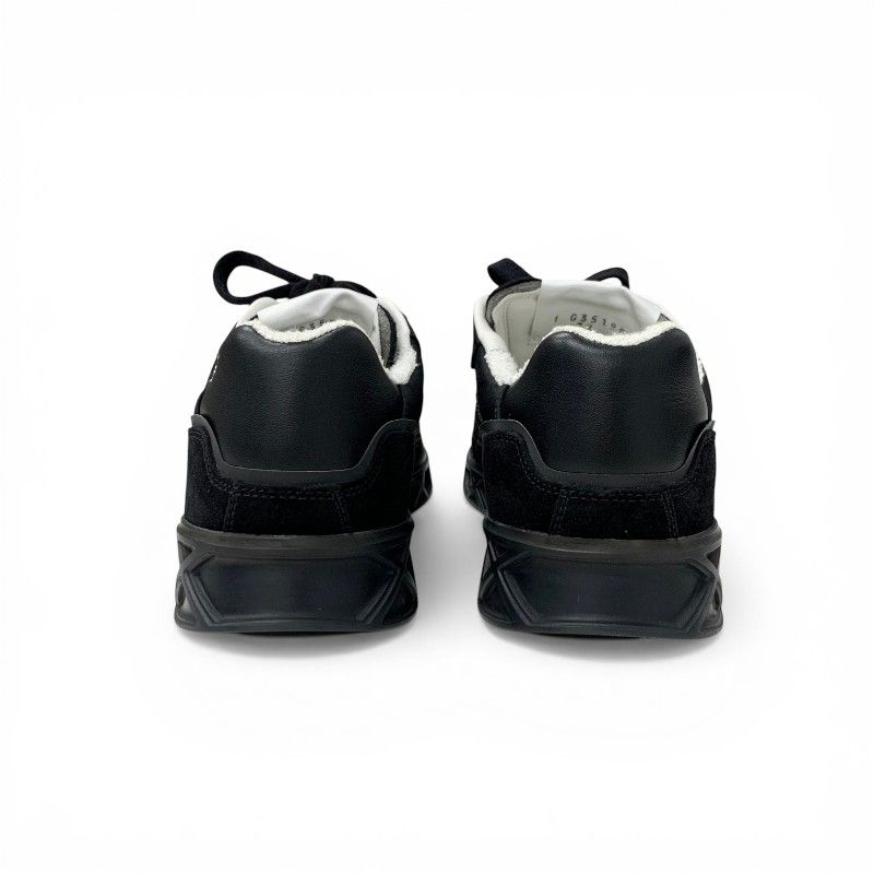Chanel Sneakers Shoes Suede Nylon Black CC Logo — view 5