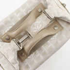 Chanel New Travel Line Nylon Canvas Beige Boston Bag — view 5