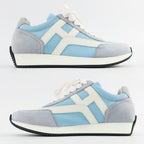 Hermes Ten Sneakers 36.5 Estimated Light Blue White Gray Shoes — view 3