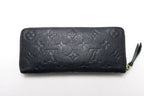 Louis Vuitton Monogram Empreinte Portefeuille Clemence Leather Zip Around Wallet — view 2