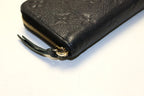 Louis Vuitton Monogram Empreinte Portefeuille Clemence Leather Zip Around Wallet — view 4