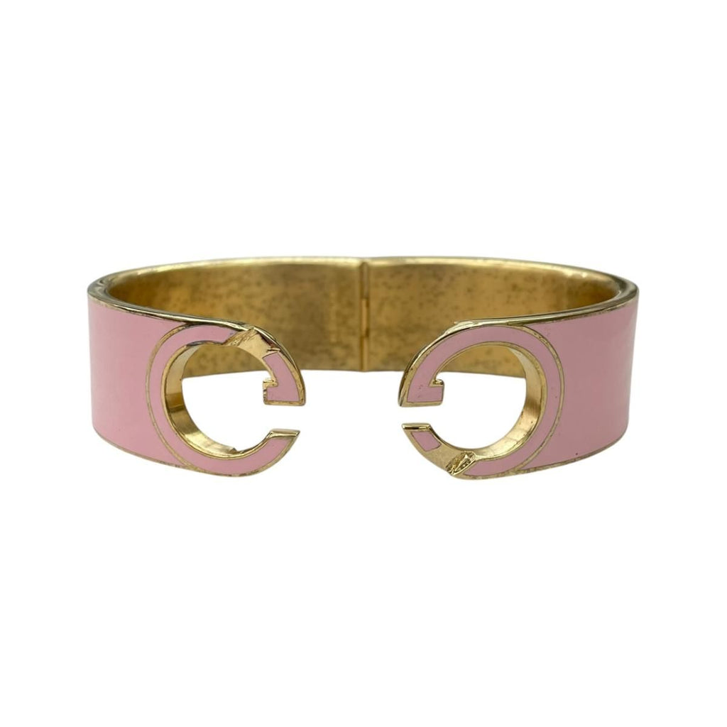 Gucci Bangle Bracelet Pink GG — view 3