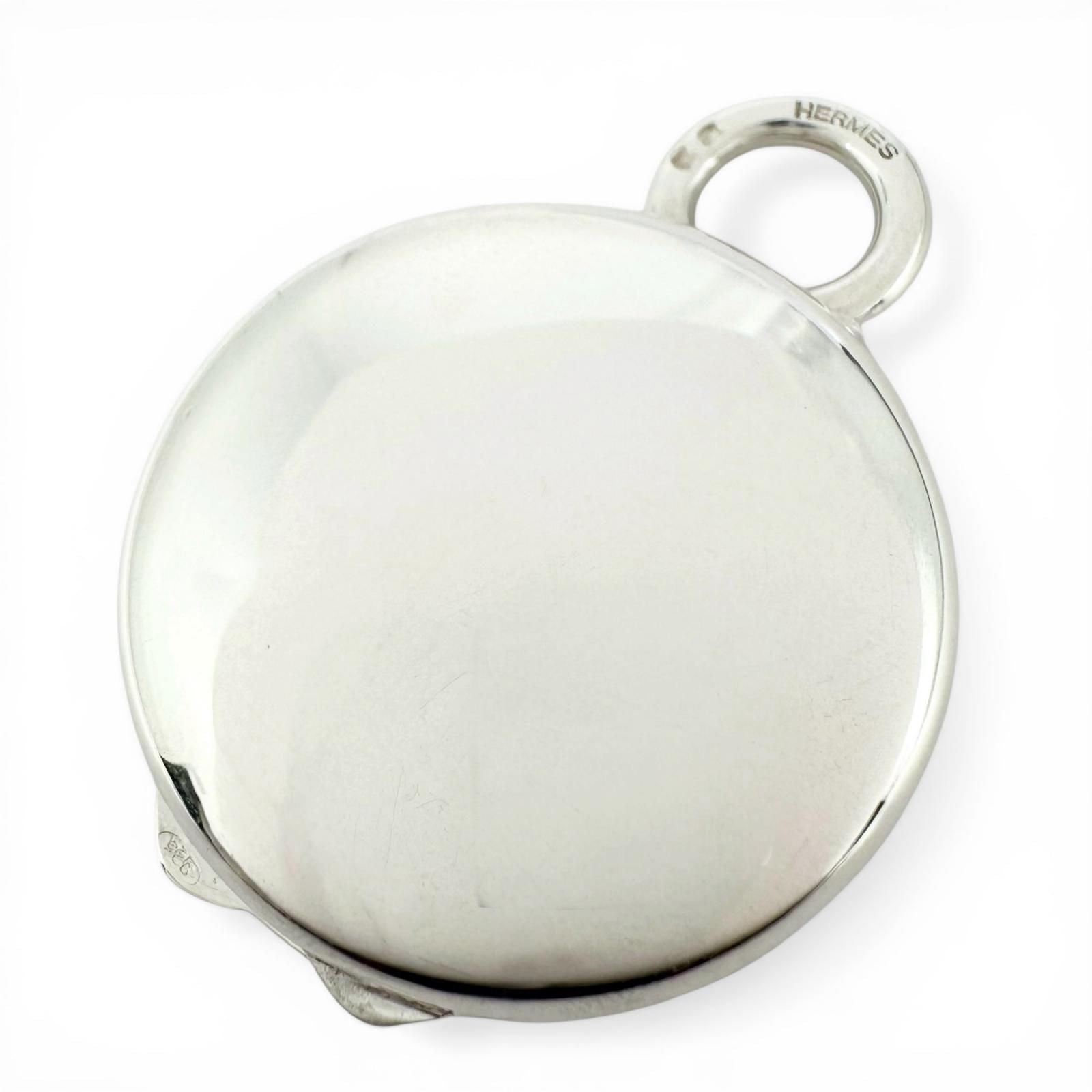 Hermes Vintage Pircas Pendant Top Silver