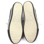 Chanel Caviar Leather CC Logo Quilted Low Cut Sneakers Black White — view 7