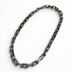 Louis Vuitton Collier Chain Monogram Necklace Silver — view 3