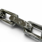Louis Vuitton Collier Chain Monogram Necklace Silver — view 4