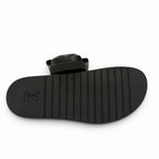 Louis Vuitton Miami Line Mules Leather Damier Giant Slide Sandals Black 9 — view 5