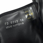 Louis Vuitton Miami Line Mules Leather Monogram Giant Slide Sandals Black 10 — view 8