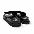 Louis Vuitton Miami Line Mules Leather Monogram Giant Slide Sandals Black 10 — view 3