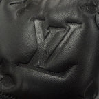 Louis Vuitton Miami Line Mules Leather Monogram Giant Slide Sandals Black 10 — view 6