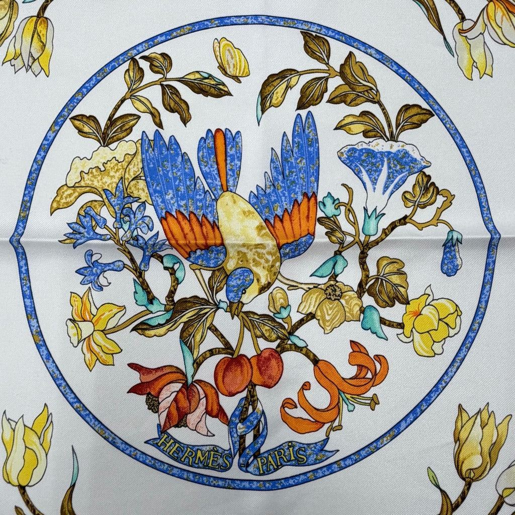 Hermes Carre 90 Pierres D'orient Et D'occident Oriental and Western Silk 100% — view 6