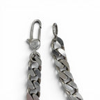 Gucci Diamante Web Stripe Chain Bracelet Silver 18 — view 4
