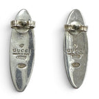 Gucci Oval Earrings Silver — view 3