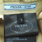 Prada Triangle Logo Plate Sheepskin Dyed Fur Bucket Hat Beige Gold S Recommended — view 7