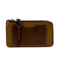 Loewe Card Holder Case L-shaped Zipper Anagram Leather Coin Brown