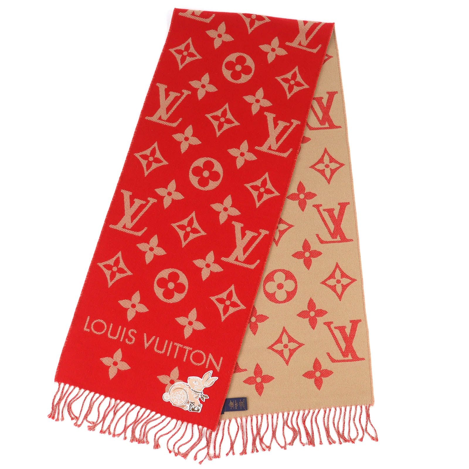 Louis Vuitton Echarpe LV Essential Precious Rabbit Wool 100% Zodiac Collection — view 3