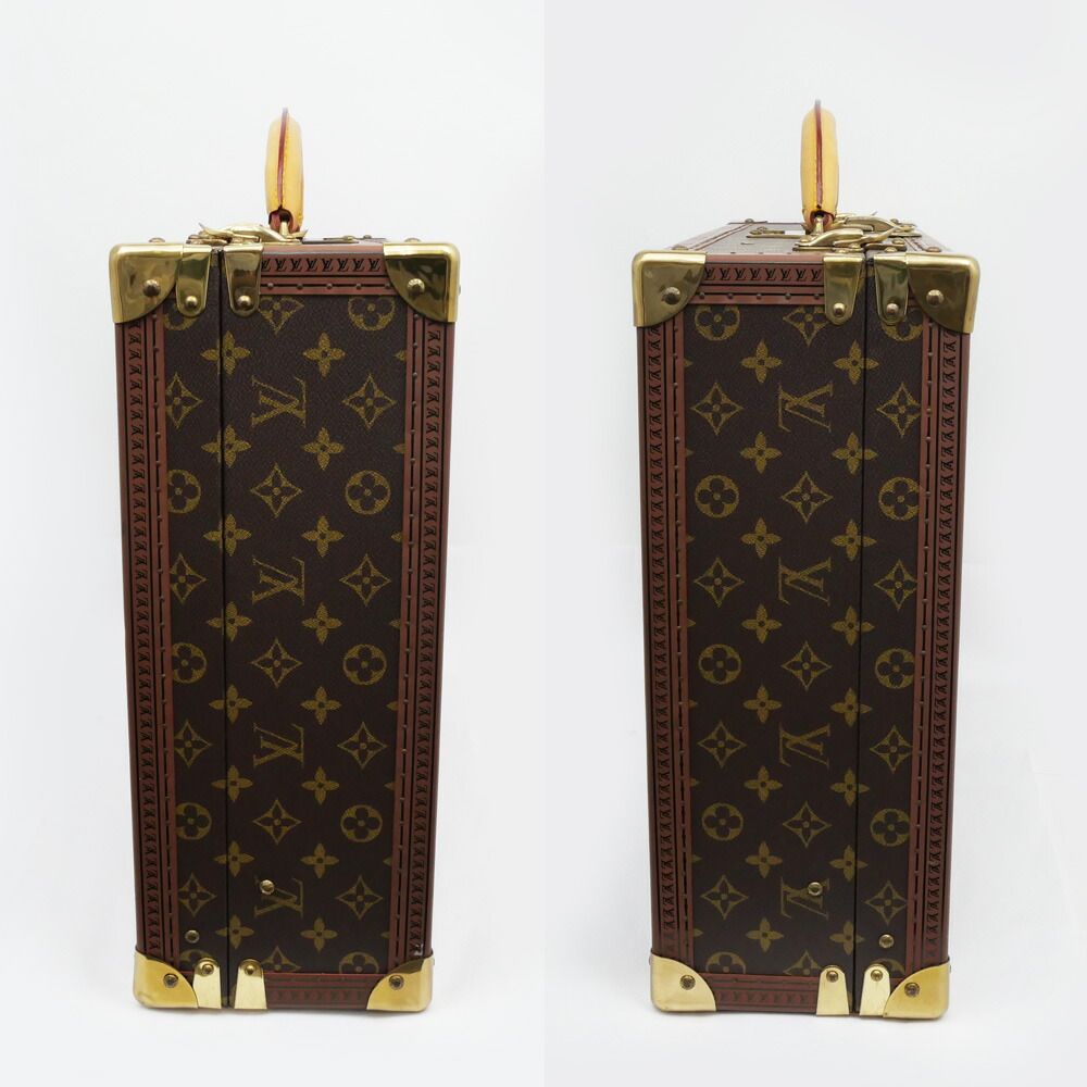 Louis Vuitton Monogram Bisten 55 Brown Trunk Travel Bag — view 2
