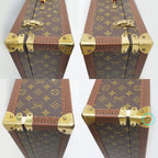 Louis Vuitton Monogram Bisten 55 Brown Trunk Travel Bag — view 4