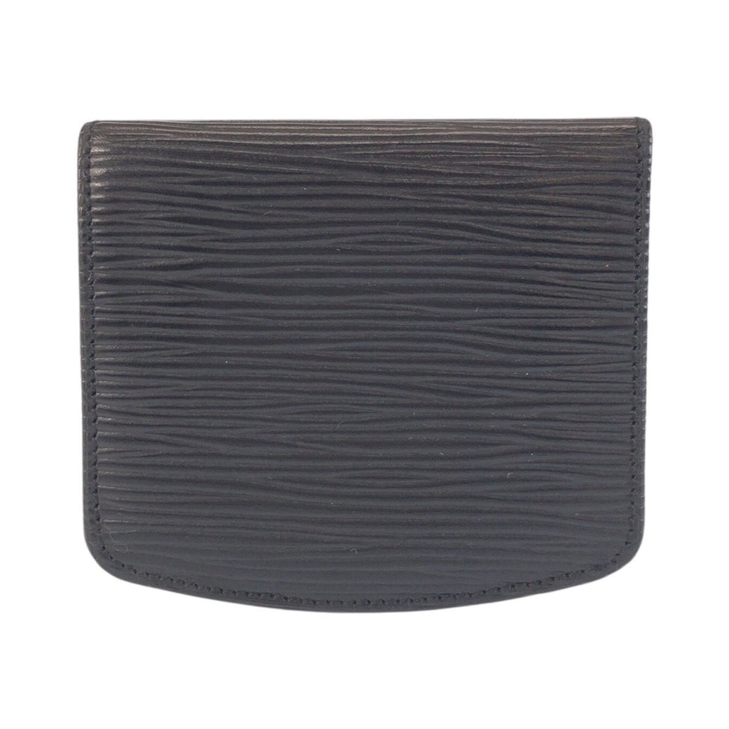 Louis Vuitton Epi Cuvette Spruce Black Leather Coin Purse — view 2