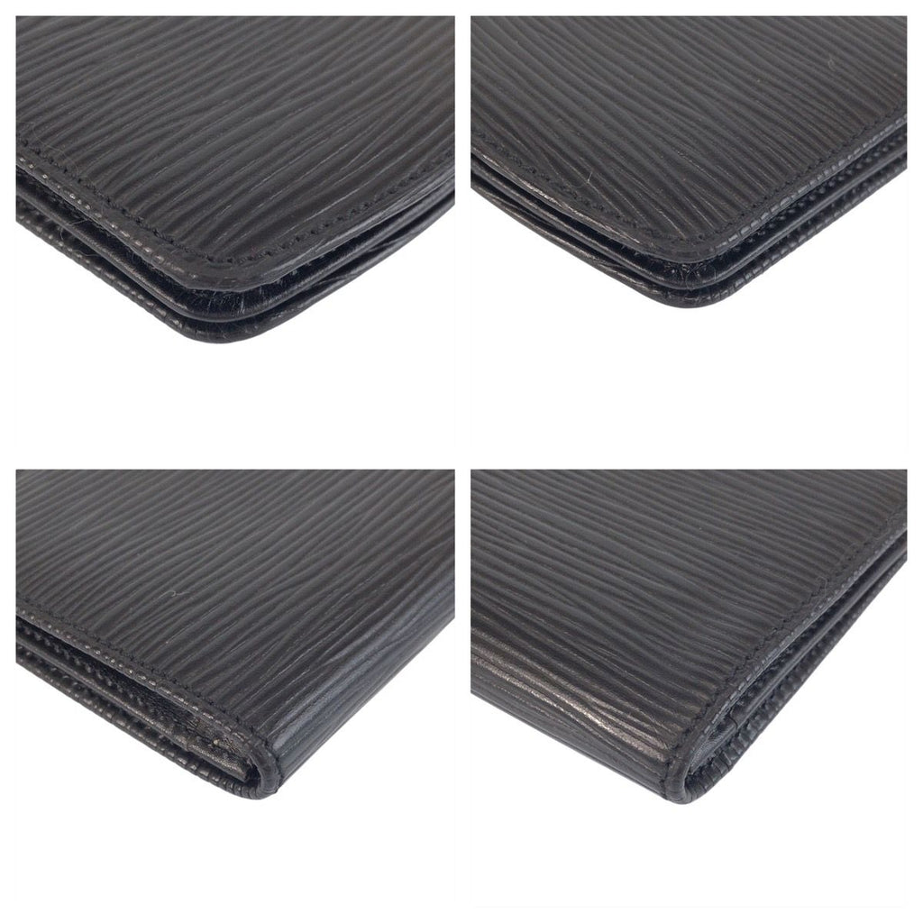 Louis Vuitton Epi Cuvette Spruce Black Leather Coin Purse — view 4