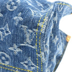 Louis Vuitton Monogram Denim On The Go MM Remix Tote — view 5