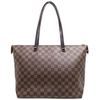 Louis Vuitton Jena MM Damier Brown Gold Shoulder Bag — view 2