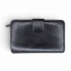 Prada Bifold Wallet Triangle Plate Leather Black — view 2