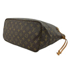 Louis Vuitton Neverfull PM Monogram Logo Pattern Leather Tote Brown — view 8