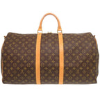 Louis Vuitton Keepall Bandouliere 55 Monogram Boston Bag — view 2