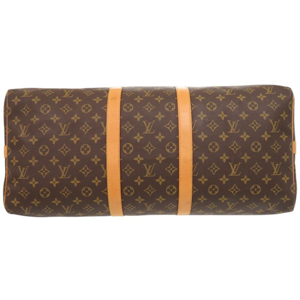 Louis Vuitton Keepall Bandouliere 55 Monogram Boston Bag — view 3