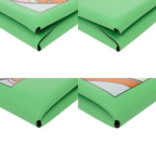 Hermes Calvi Duo Selle en Desordres Swift Vert Comic Silver Coin Case Wallet — view 4