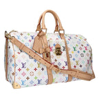 Louis Vuitton Takashi Murakami Keepall Bandouliere 45 TM Monogram All Over