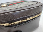 Gucci Ophidia Beige Brown GG Supreme Canvas 2-Way Shoulder Bag Top Handle Gold — view 6