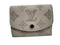 Louis Vuitton Trifold Wallet Portefeuille Iris XS Gale Mahina Silver