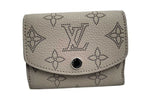 Louis Vuitton Trifold Wallet Portefeuille Iris XS Gale Mahina Silver