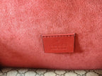 Gucci Shoulder Bag Dionysus Beige Red GG Supreme Canvas Chain Silver — view 9