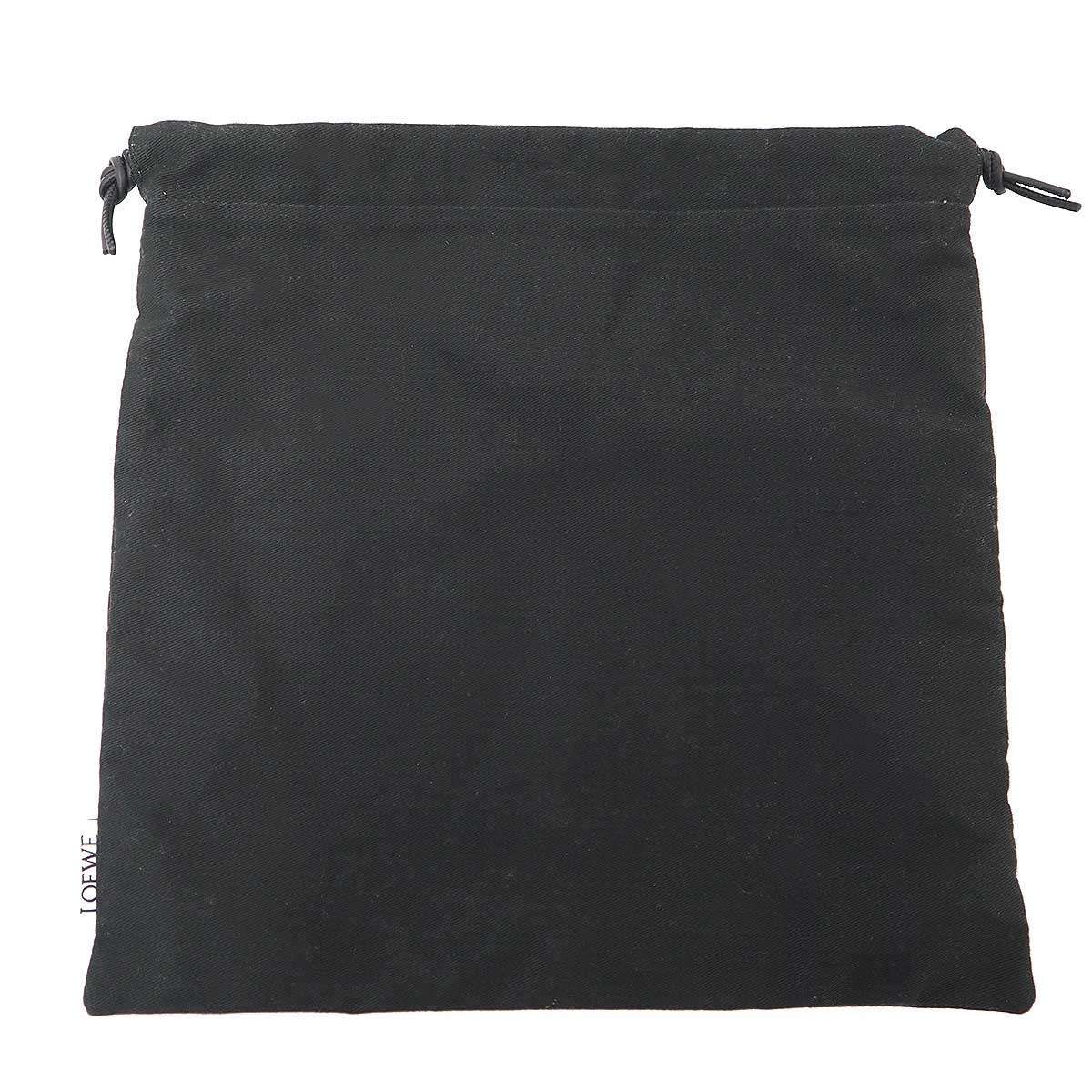 Loewe Paula's Ibiza Flower Print Drawstring Pouch Black — view 2