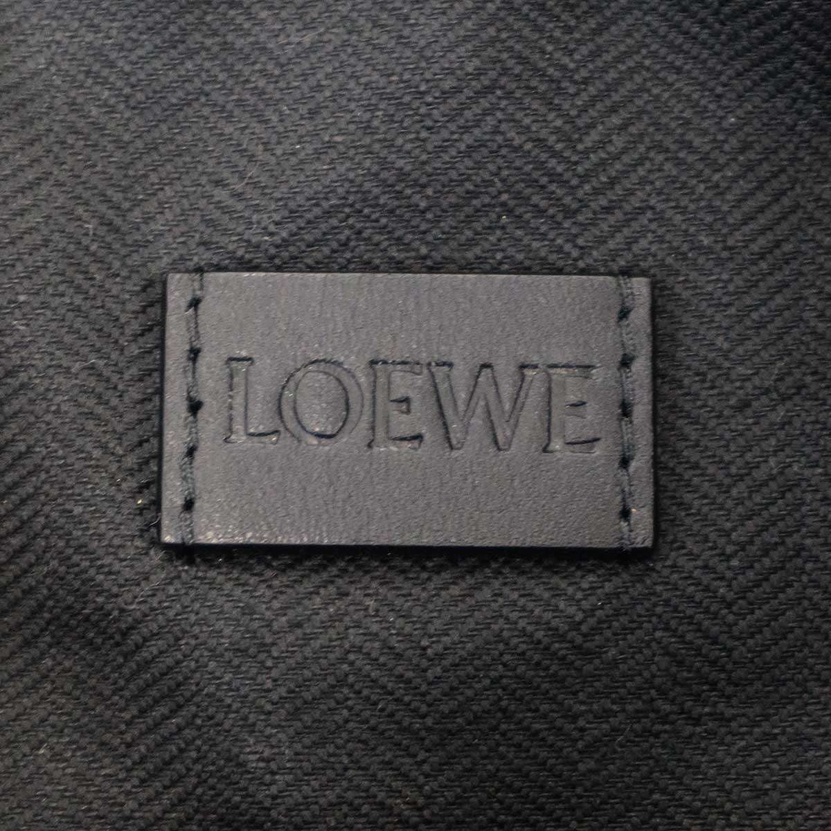 Loewe Paula's Ibiza Flower Print Drawstring Pouch Black — view 3