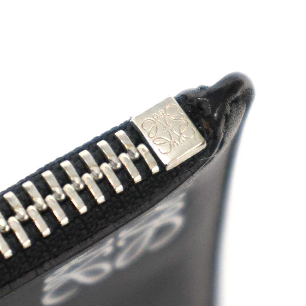 Loewe Anagram Leather Pouch Black — view 6