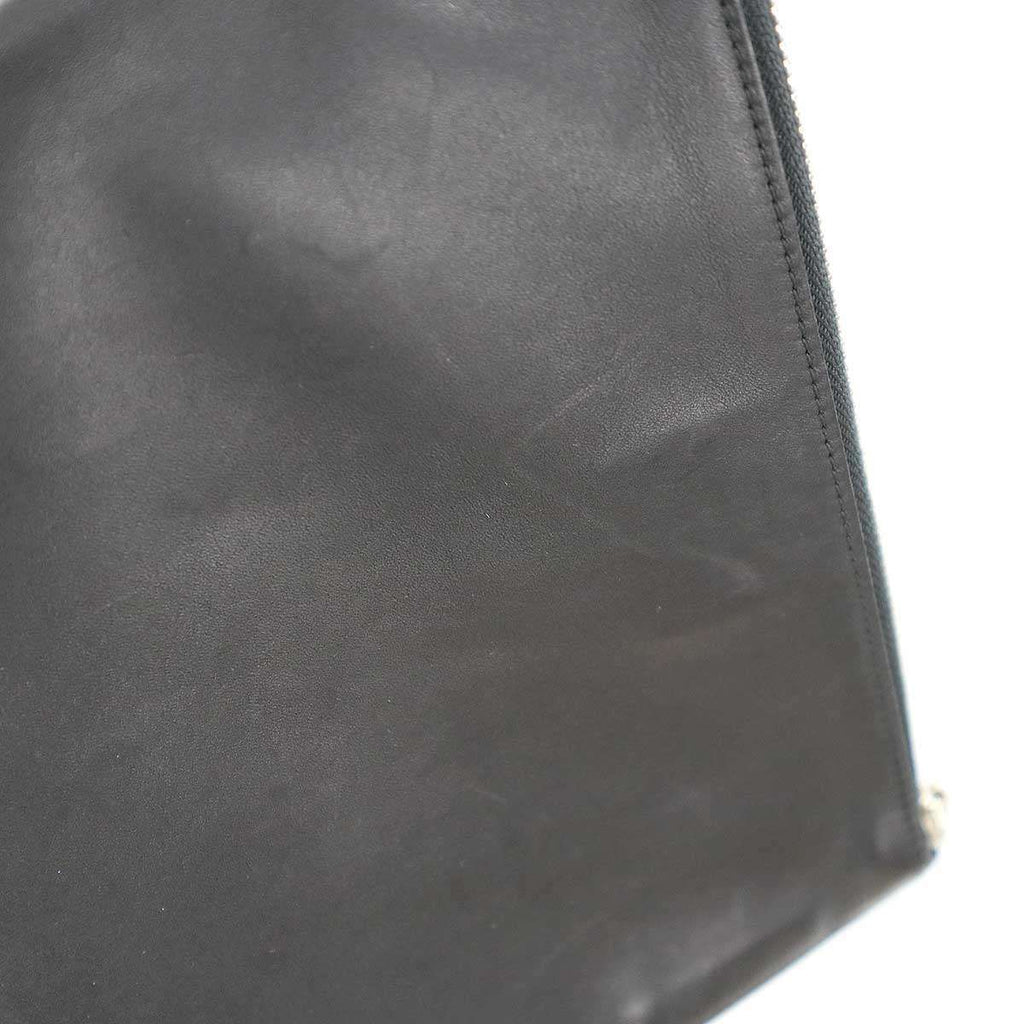 Loewe Anagram Leather Pouch Black — view 7