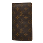 Louis Vuitton Monogram Portoballe Carte Cles Wallet Brown Leather