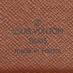 Louis Vuitton Monogram Portoballe Carte Cles Wallet Brown Leather — view 8