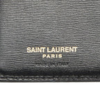 Saint Laurent YSL Logo Bifold Wallet Black Leather — view 8