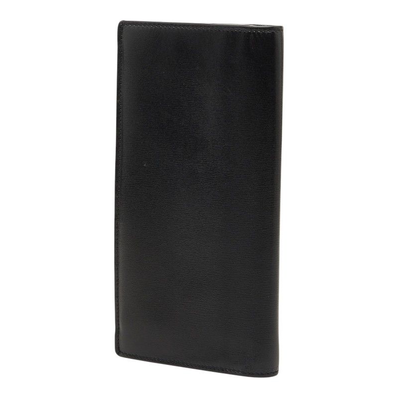 Saint Laurent YSL Logo Bifold Wallet Black Leather — view 2