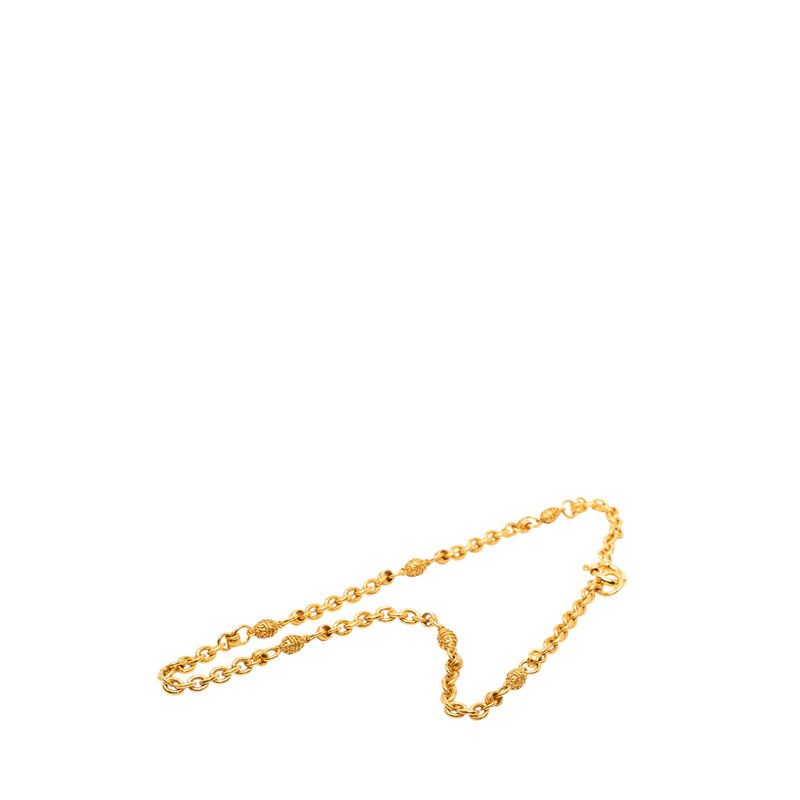 Chanel CC Logo Long Necklace Gold Plated — view 2