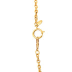 Chanel CC Logo Diamond Chain Pendant Necklace Gold Plated — view 4