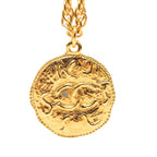 Chanel Logo CC Vintage Necklace Gold Plated — view 2