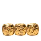Chanel CC Logo Vintage Brooch 94 Gold Plated