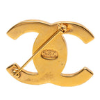 Chanel CC Logo Turnlock Brooch Gold Plated — view 3